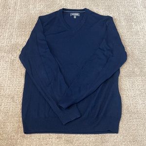 Navy V Neck Sweater